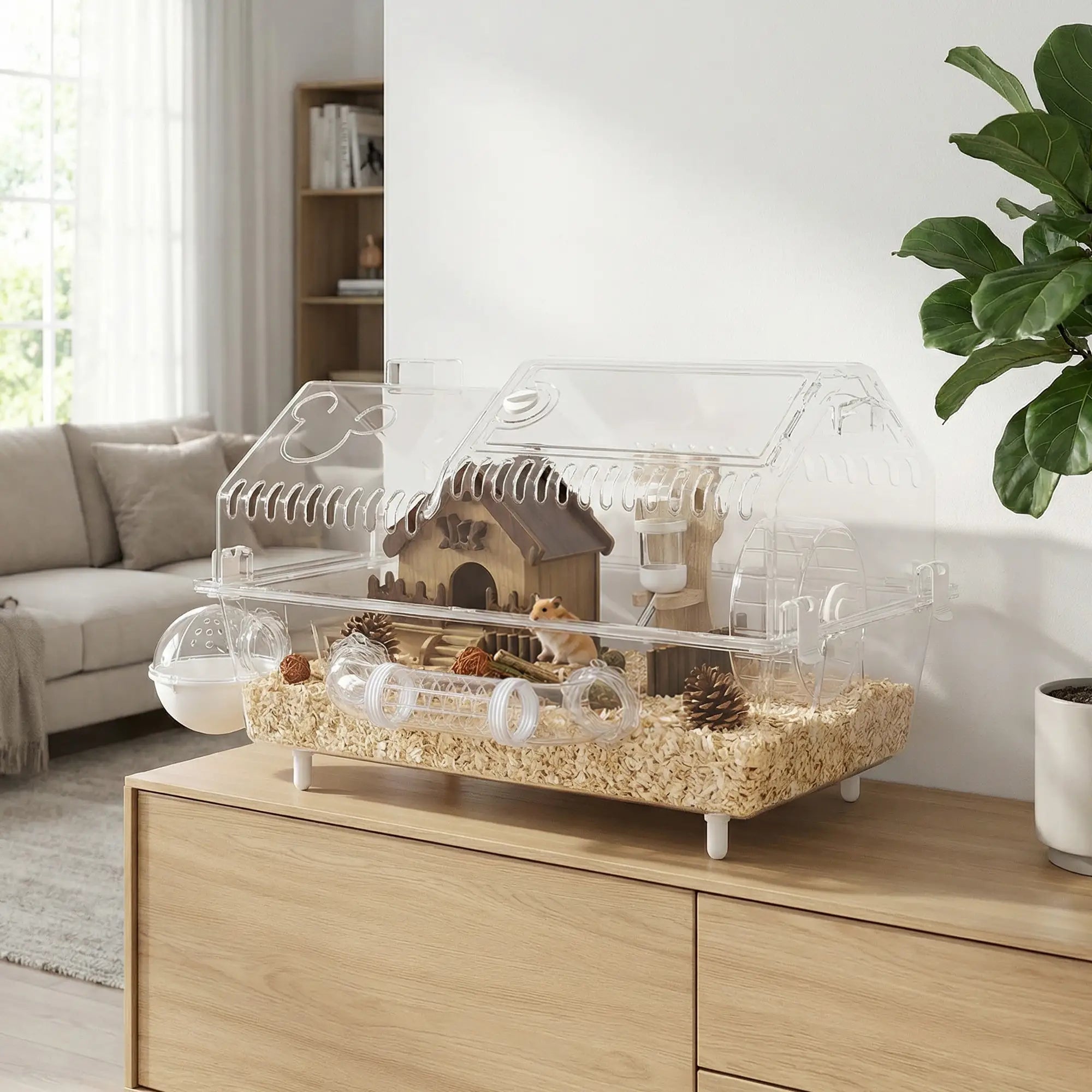 8 In 1 Hamster Cage With Accessories, 21.5