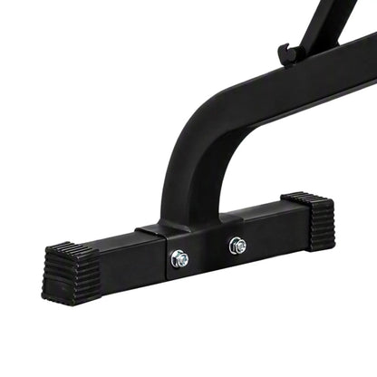 Foldable Roman Chair Hyperextension Bench, 660LBS, Black Weight Benches at Gallery Canada