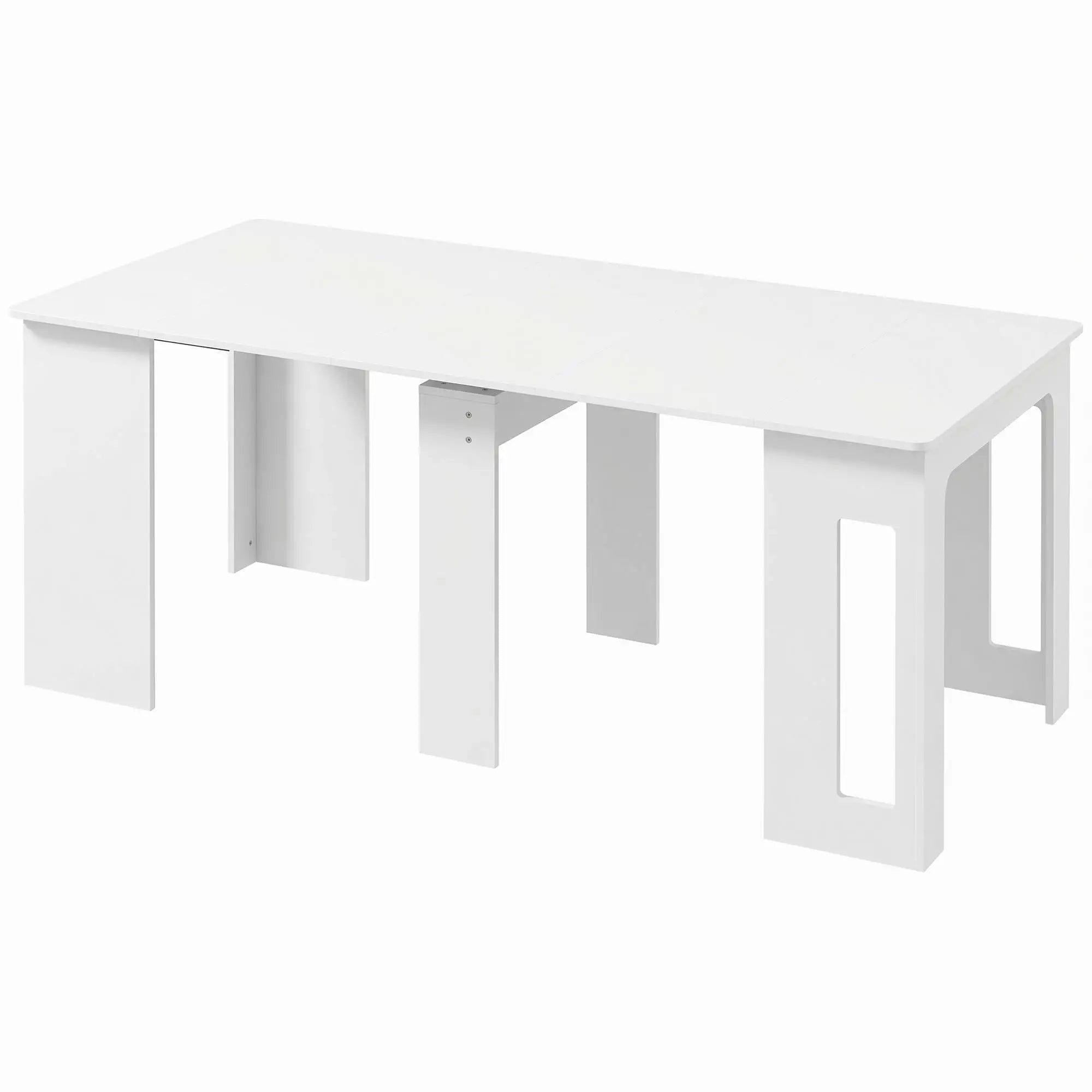 Extendable Dining Table, Expandable Kitchen Table, Seats 6, White Bar Tables & Dining Tables White at Gallery Canada
