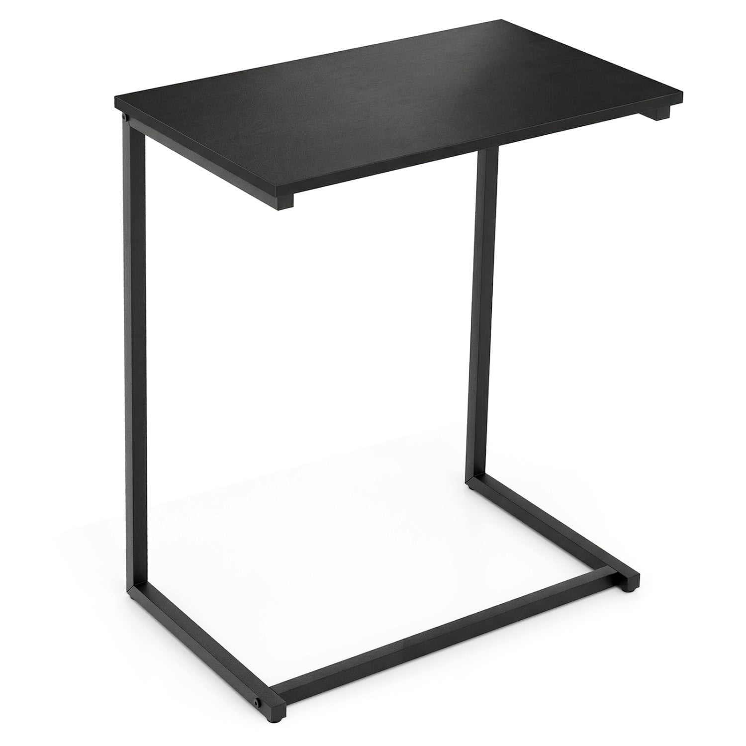C-Shaped Side Table, Sofa Snack End Table, Black End & Side Tables Black at Gallery Canada