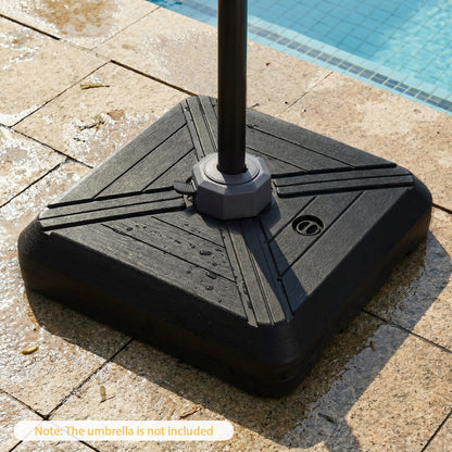 Cantilever Offset Umbrella Base with Wheels for Backyard Poolside Outdoor Umbrella Bases at Gallery Canada