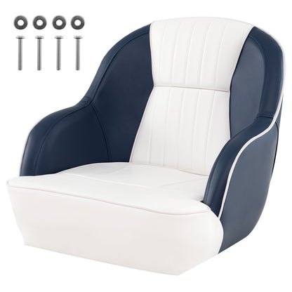 Pontoon Boat Chair, PVC Leather, Armrests, Blue Water Sports at Gallery Canada