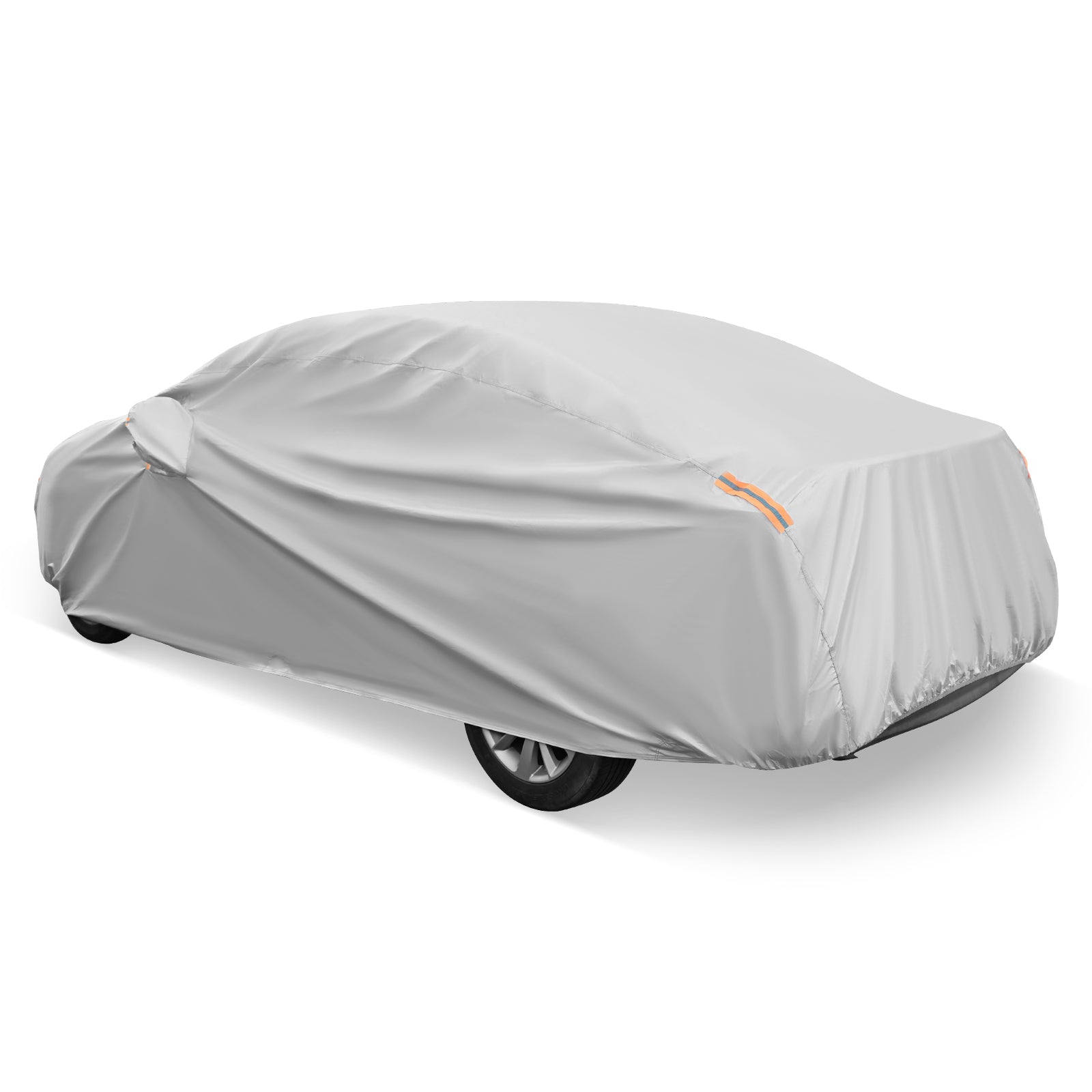 Universal Car Cover, 193 Inch, Rain Sun UV Protection, Silver Garages at Gallery Canada