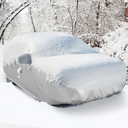 Universal Car Cover, 193 Inch, Rain Sun UV Protection, Silver Garages at Gallery Canada