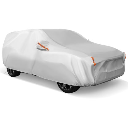 Universal Car Cover, 190 Inch, Rain Sun UV Protection, Silver Garages at Gallery Canada