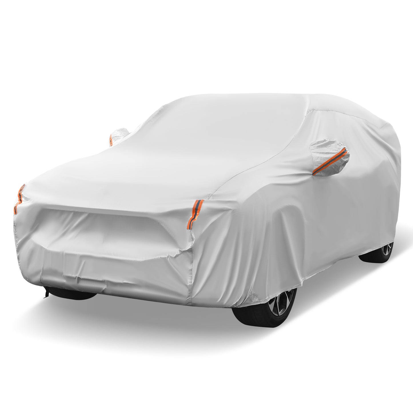 Universal Car Cover, 190 Inch, Rain Sun UV Protection, Silver Garages at Gallery Canada