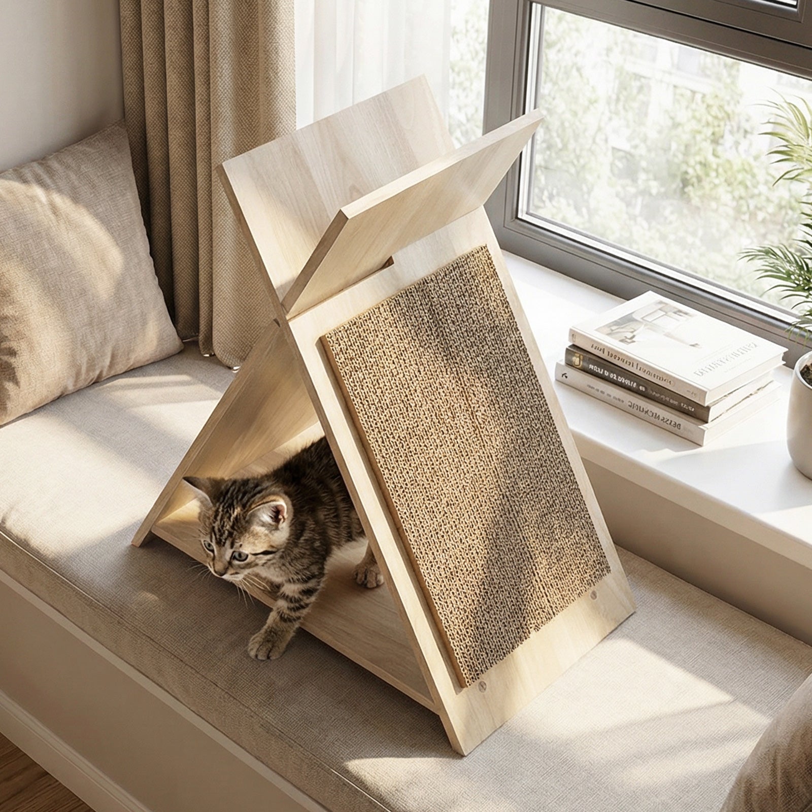 Cat Scratcher for Claw Sharpening and Furniture Protection-NA, Natural Cat Trees Condos & Scratchers at Gallery Canada