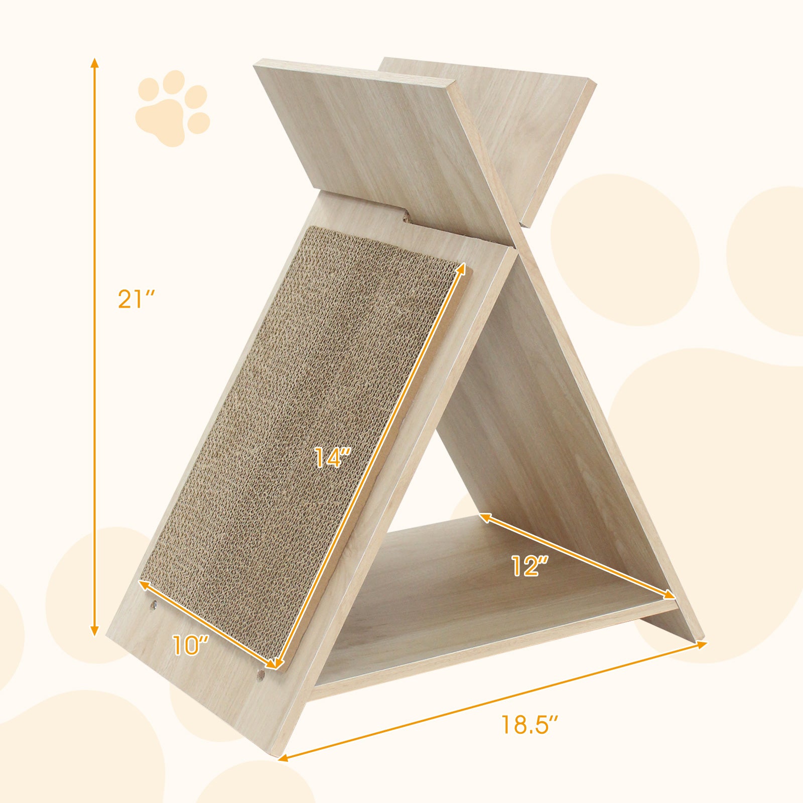 Cat Scratcher for Claw Sharpening and Furniture Protection-NA, Natural Cat Trees Condos & Scratchers at Gallery Canada