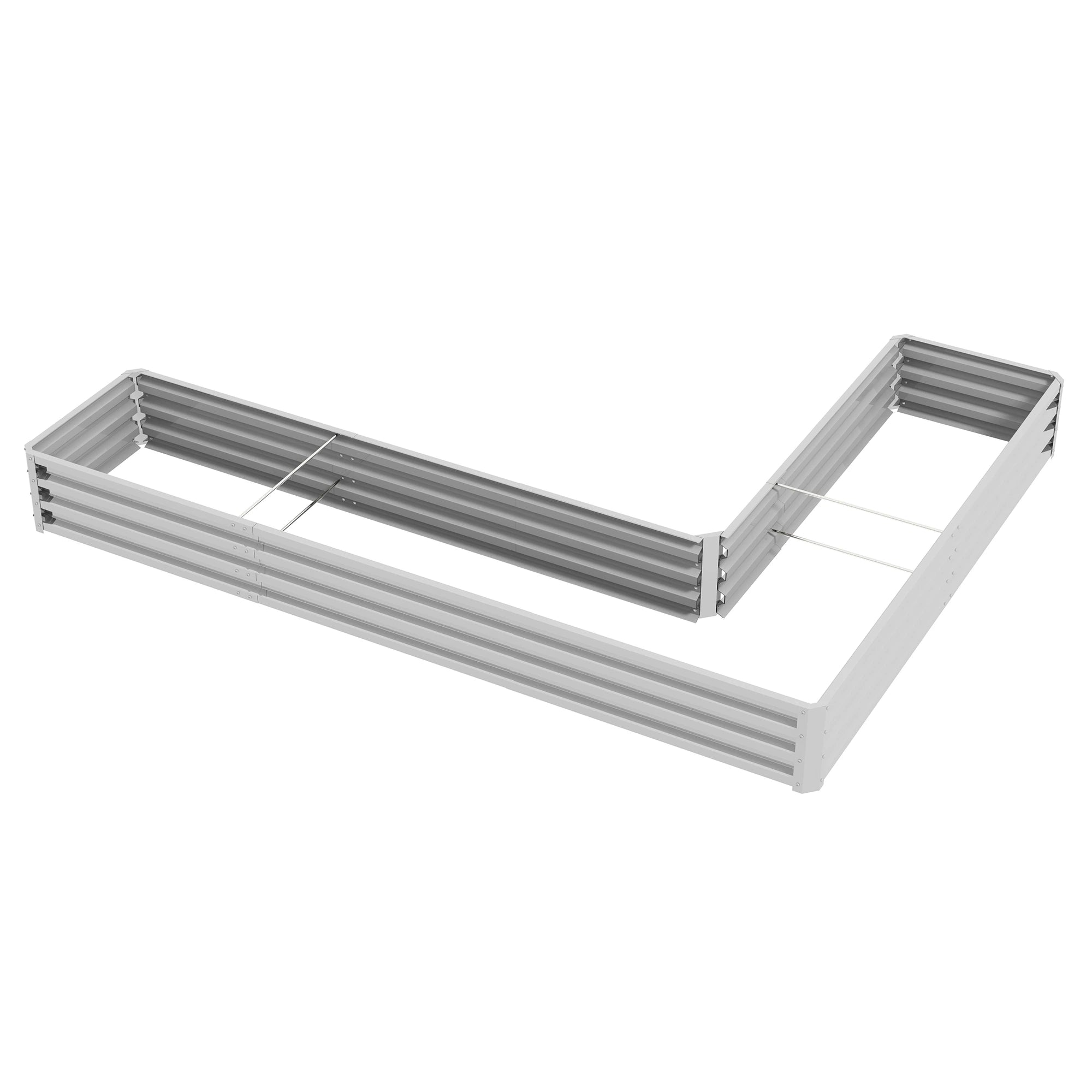 Galvanized Steel Raised Garden Bed, 82