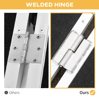 8ft Foldable Wheelchair Ramp, Non-Skid, Portable Aluminium Knee Walker & Wheelchair Ramps at Gallery Canada