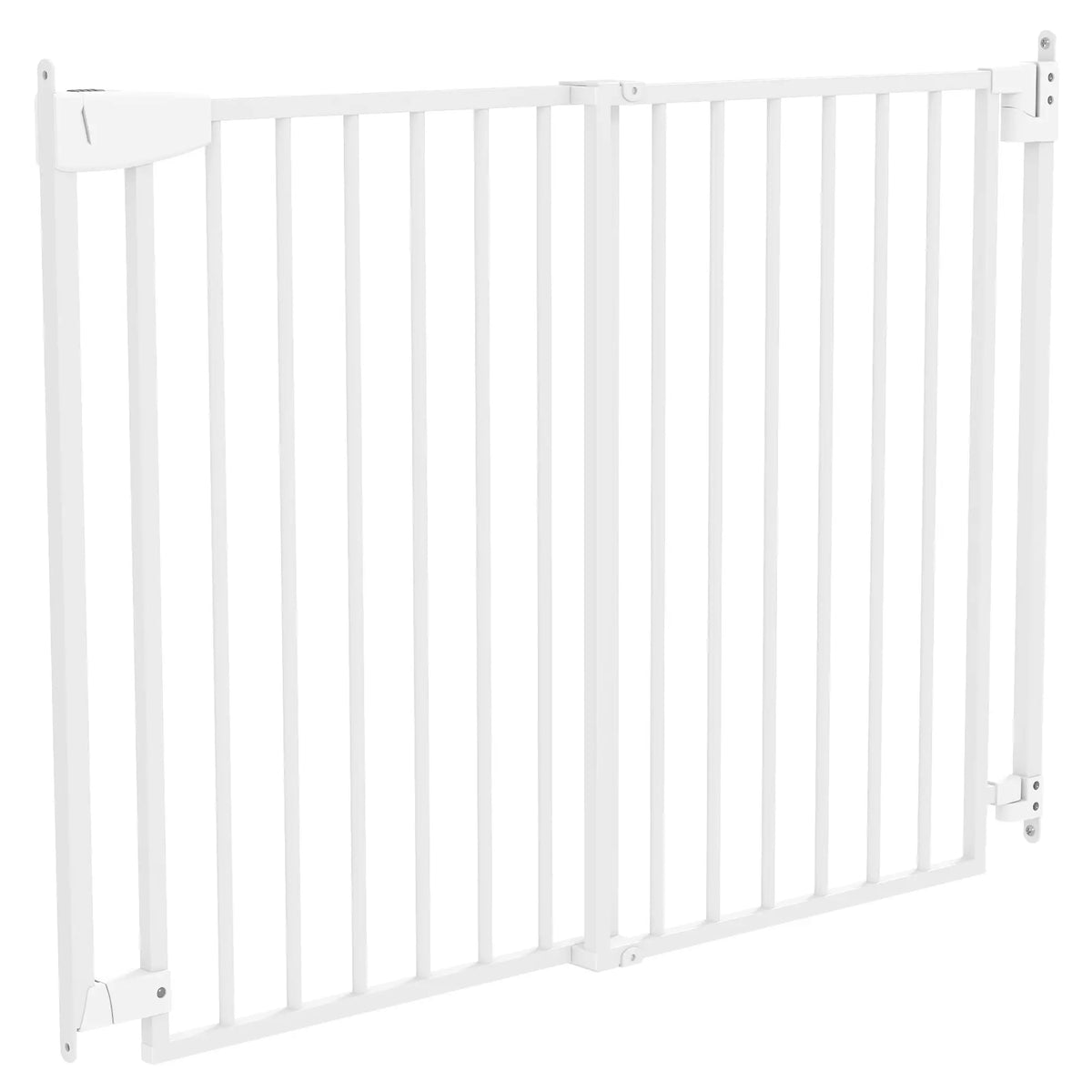 28.3-42.7 In Wide Dog Gate, Dual Locks, White Pet Gates at Gallery Canada