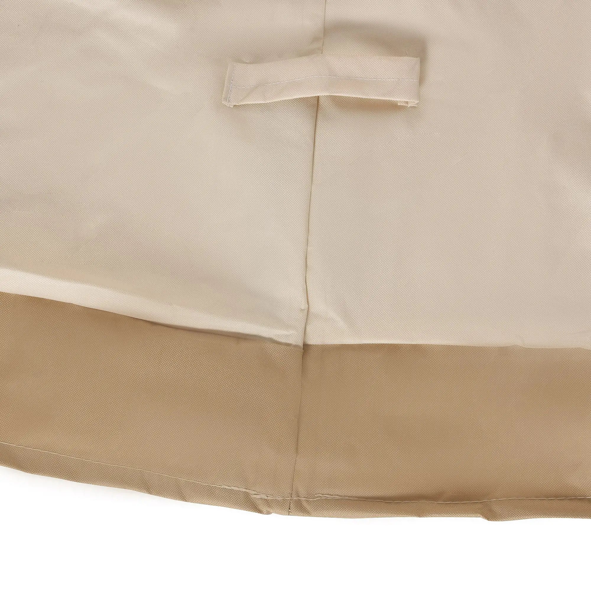129.9-Inch Oval Patio Table and Chair Set Cover, Beige Coffee, Beige Patio Furniture Covers at Gallery Canada