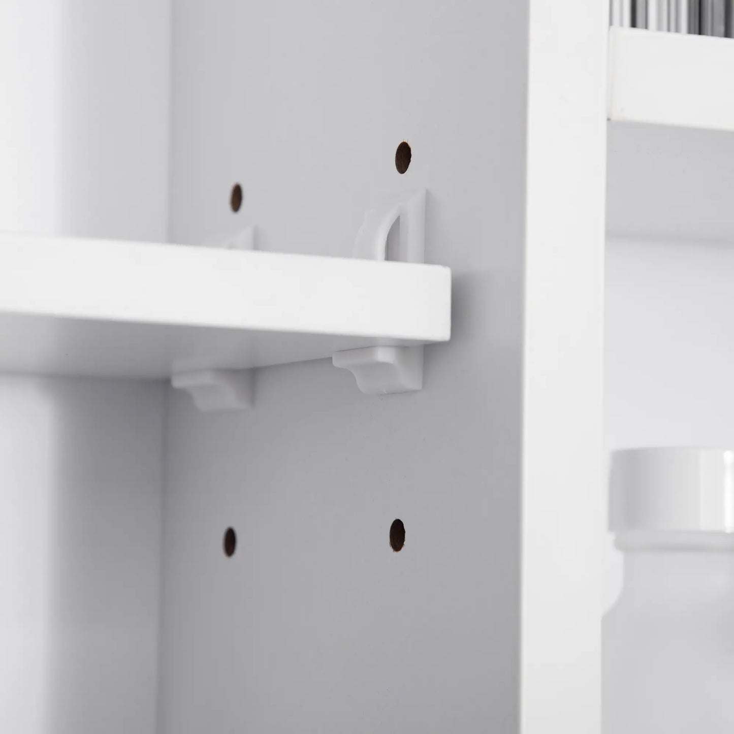 Wall Mounted Medicine Cabinet, 39.25"W x 27.5"H Bathroom Mirror Cabinet with Single Mirrored Door, Shelves and Storage Cupboard, White Mirror Medicine Cabinets at Gallery Canada