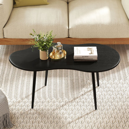 Cloud Coffee Table 39.5 In, Irregular Center Table, Black Coffee Tables at Gallery Canada