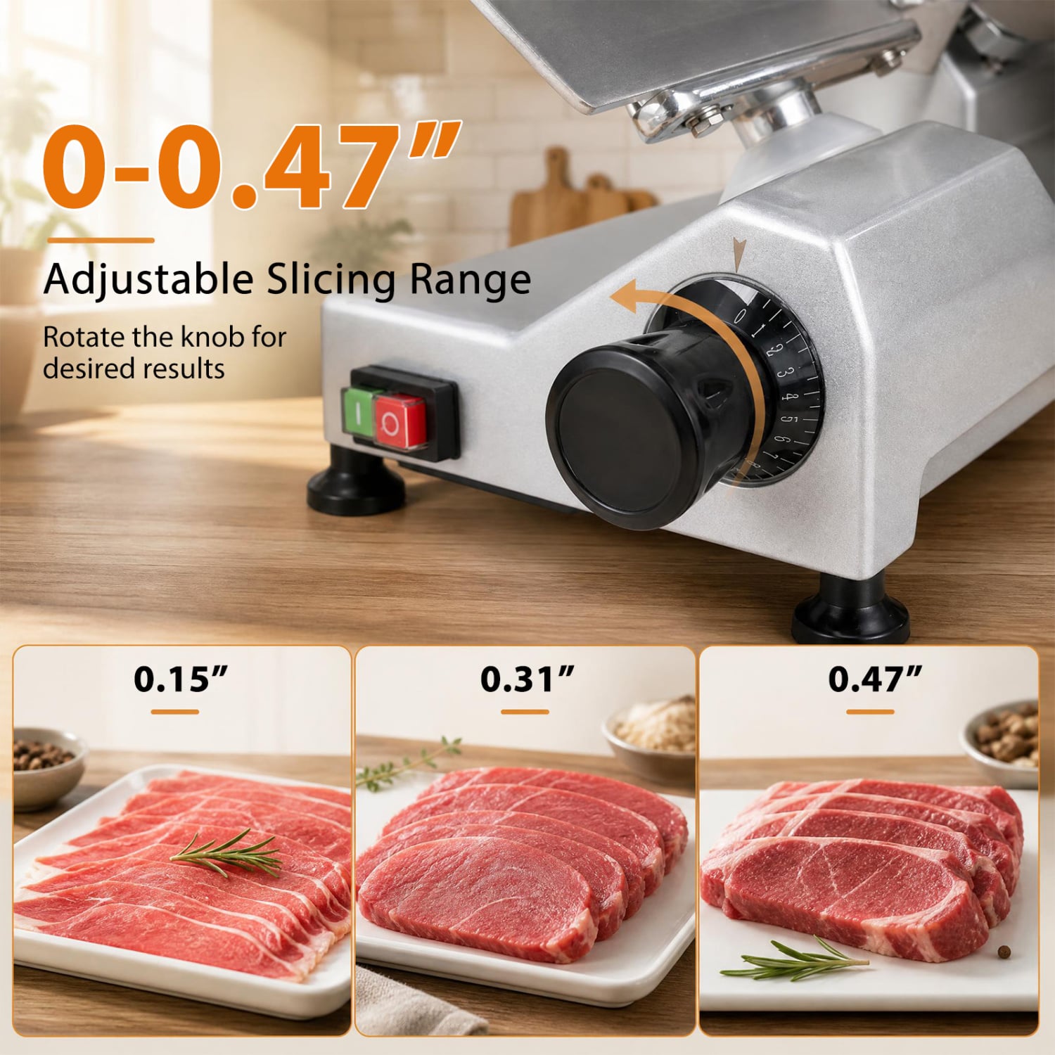 Commercial Meat Slicer, 10