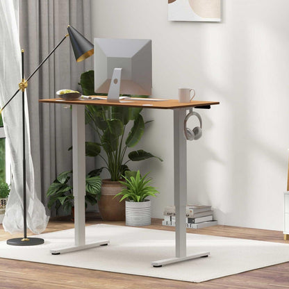 Compact Standing Desk, Executive Chair Set, Memory Heights Home Office at Gallery Canada