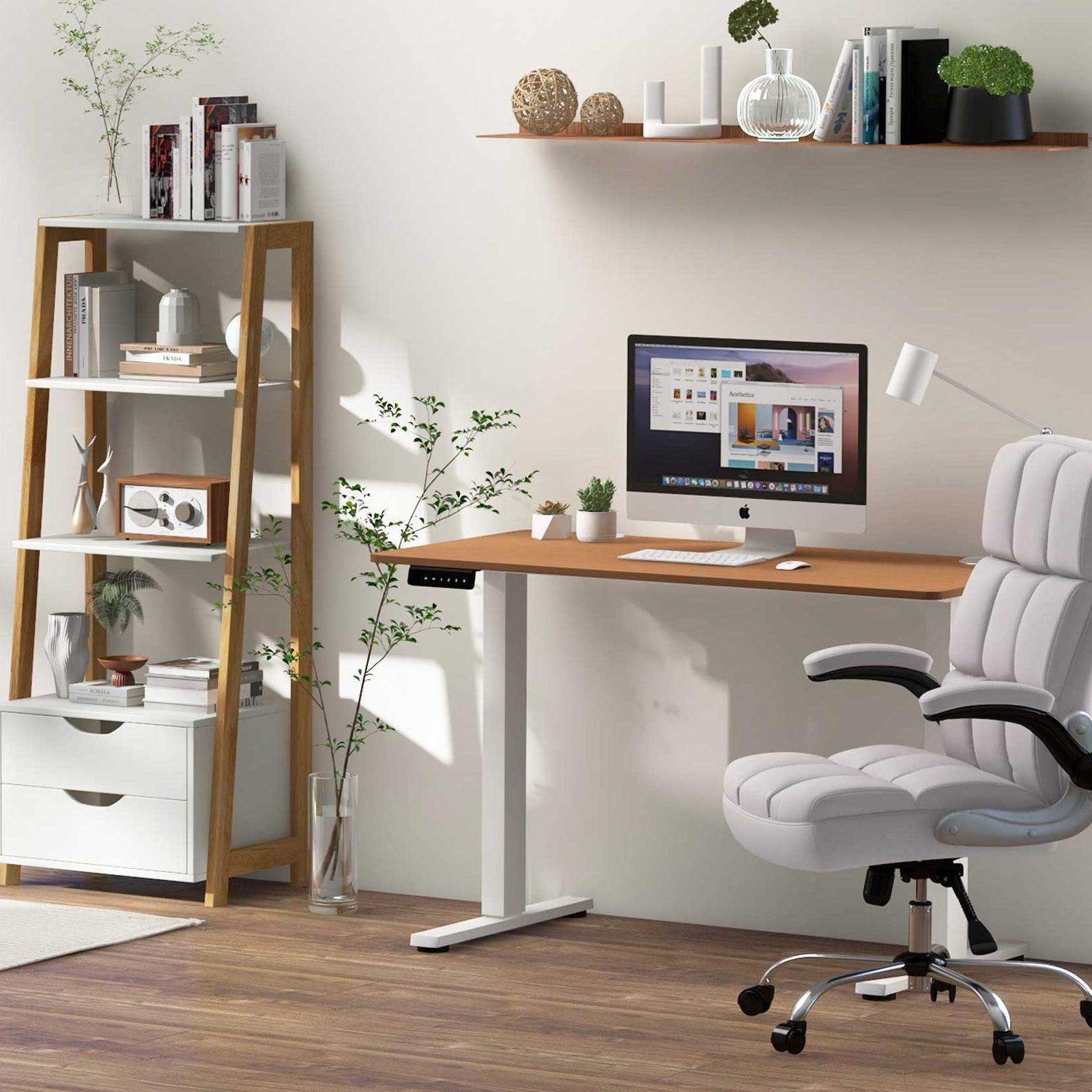 Compact Standing Desk, Executive Chair Set, Memory Heights Home Office at Gallery Canada