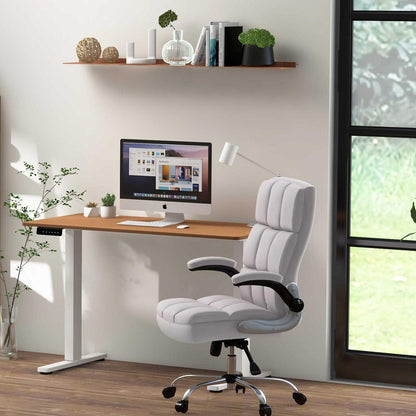 Compact Standing Desk, Executive Chair Set, Memory Heights Home Office at Gallery Canada