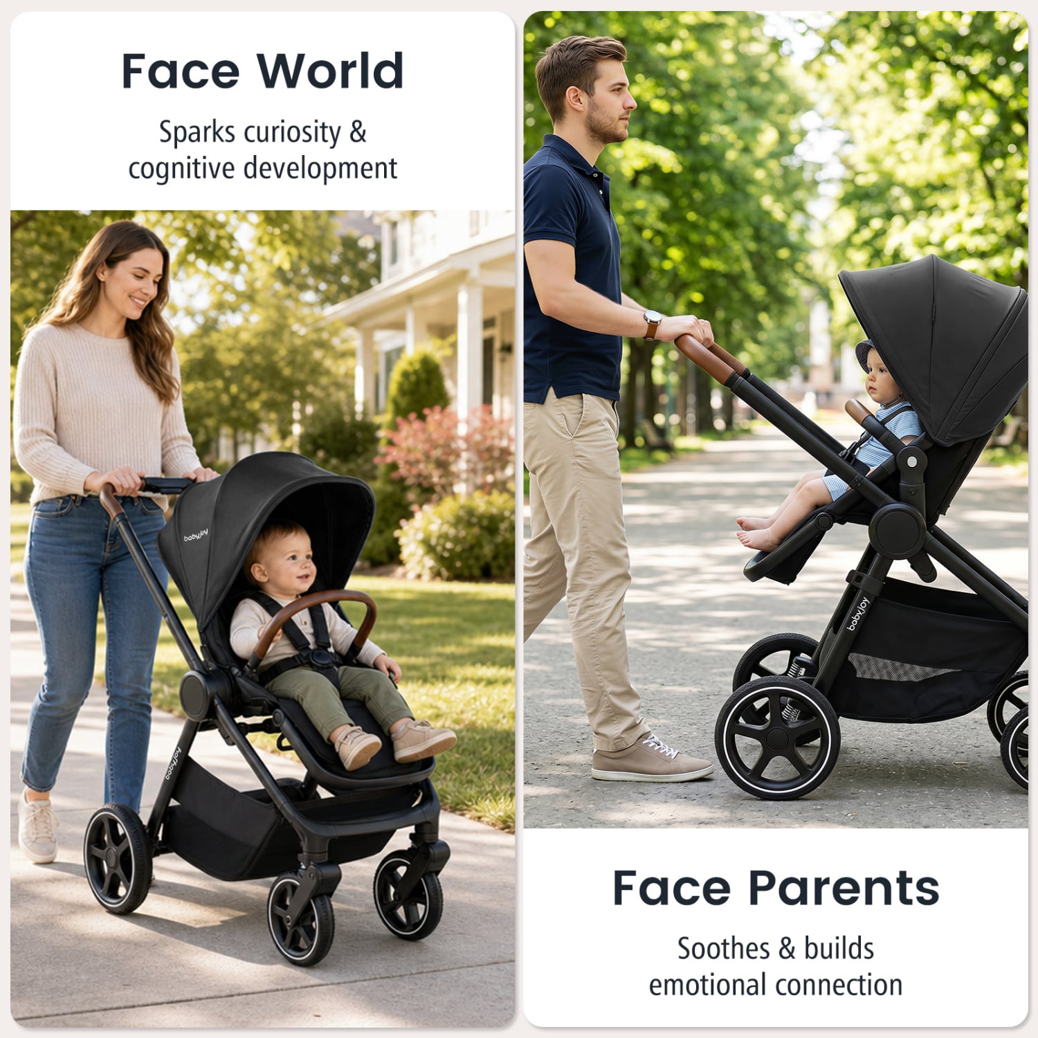 Convertible Travel Stroller, Car Seat Adapters, Black Baby Strollers at Gallery Canada