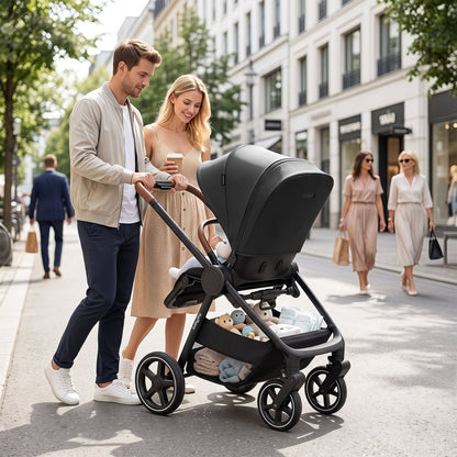 Convertible Travel Stroller, Car Seat Adapters, Black Baby Strollers at Gallery Canada