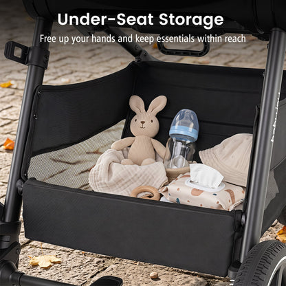 Convertible Travel Baby Stroller, Gray Baby Strollers at Gallery Canada