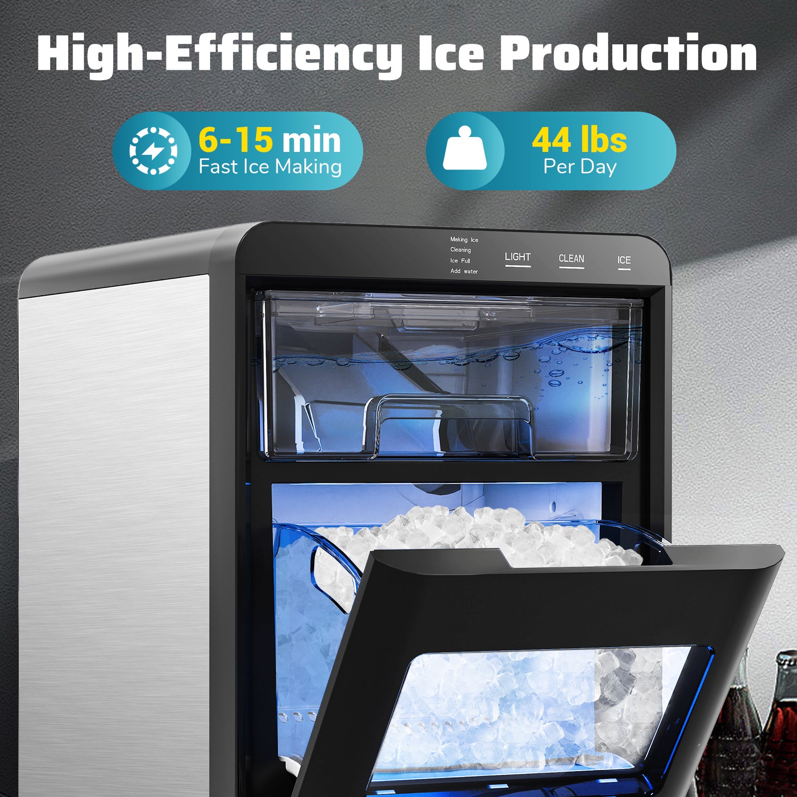 Countertop Nugget Ice Maker and Powerful Fruit Vegetable Juicer Combo for Refreshing Beverages Kitchen Appliances at Gallery Canada