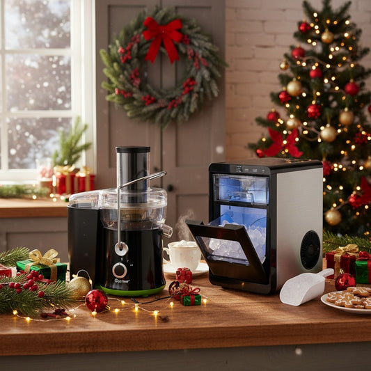 Countertop Nugget Ice Maker and Powerful Fruit Vegetable Juicer Combo for Refreshing Beverages Kitchen Appliances Options at Gallery Canada