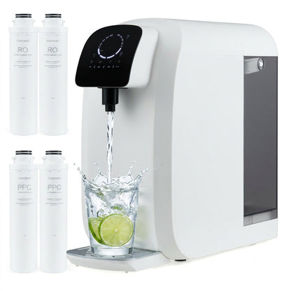 Countertop Reverse Osmosis Water Filtration System Water Dispensers White + Black at Gallery Canada