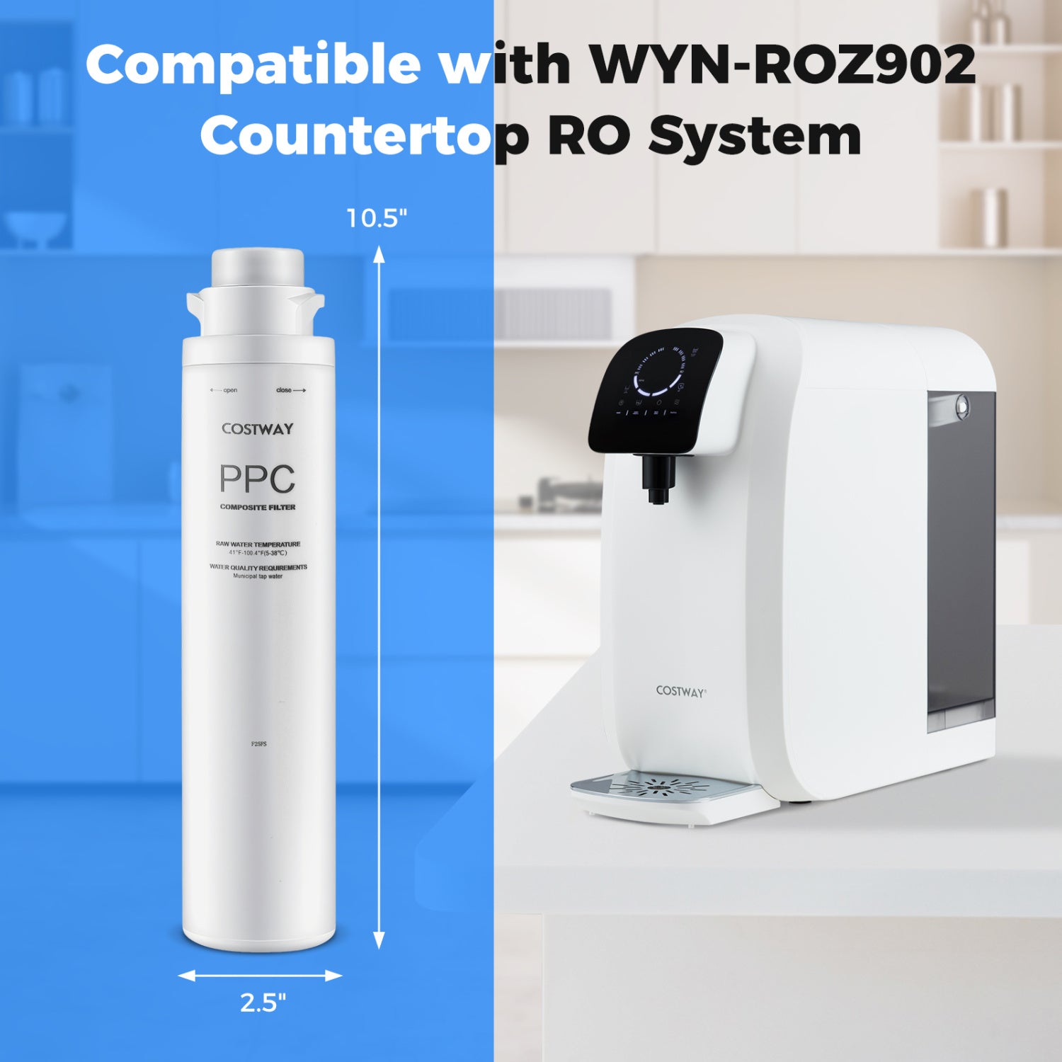 Countertop Reverse Osmosis Water Filtration System Water Dispensers at Gallery Canada