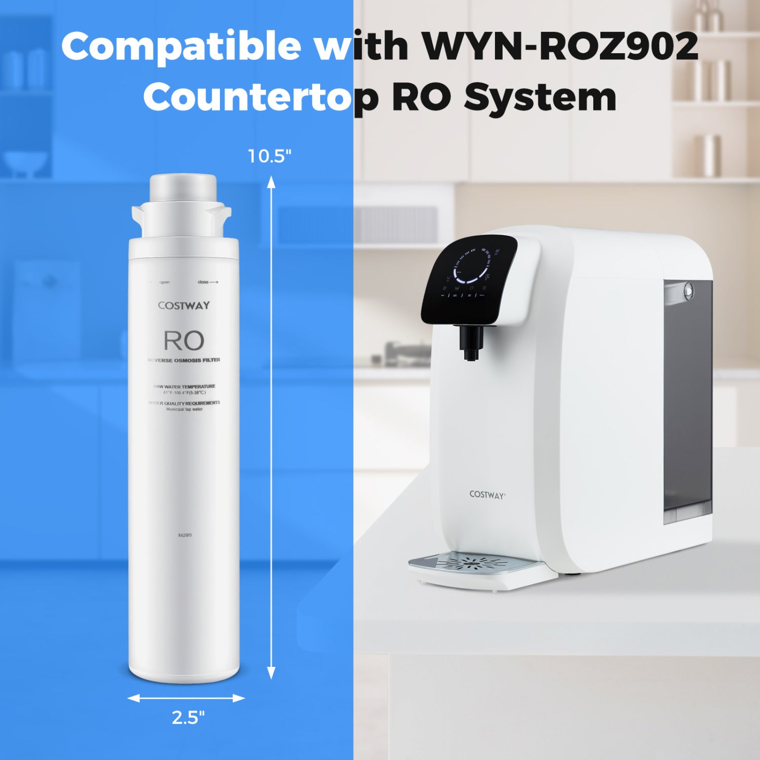Countertop Reverse Osmosis Water Filtration System Water Dispensers at Gallery Canada