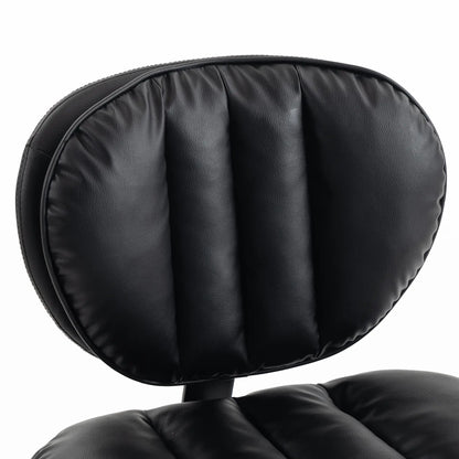 Ergonomic Cross Legged Office Chair, Swivel Meditation Desk Chair, Black Task Chairs at Gallery Canada