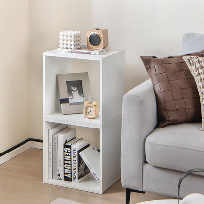Cube Storage Organizer, Set of 2, White Bookcases at Gallery Canada