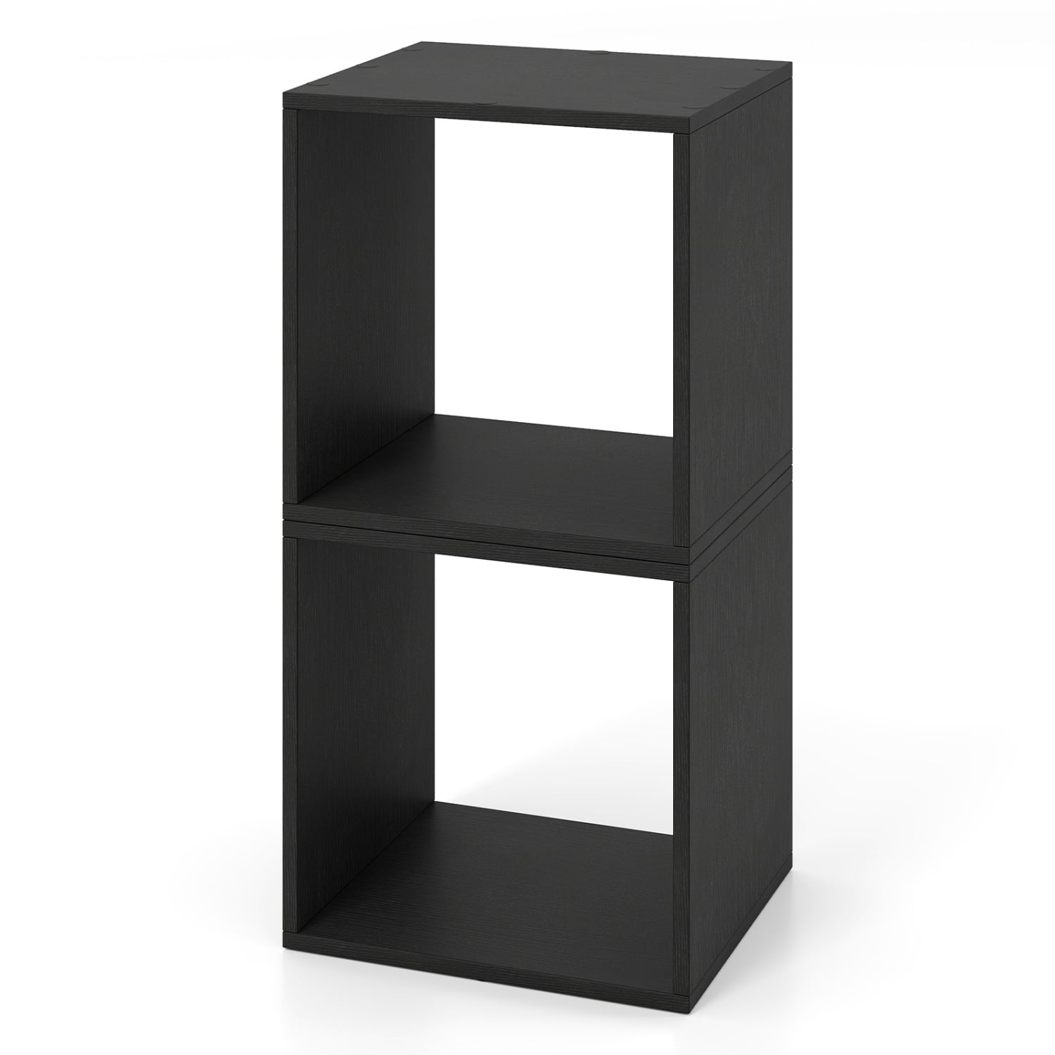 Cube Storage Organizer Set of 2, Black Bookcases Black at Gallery Canada