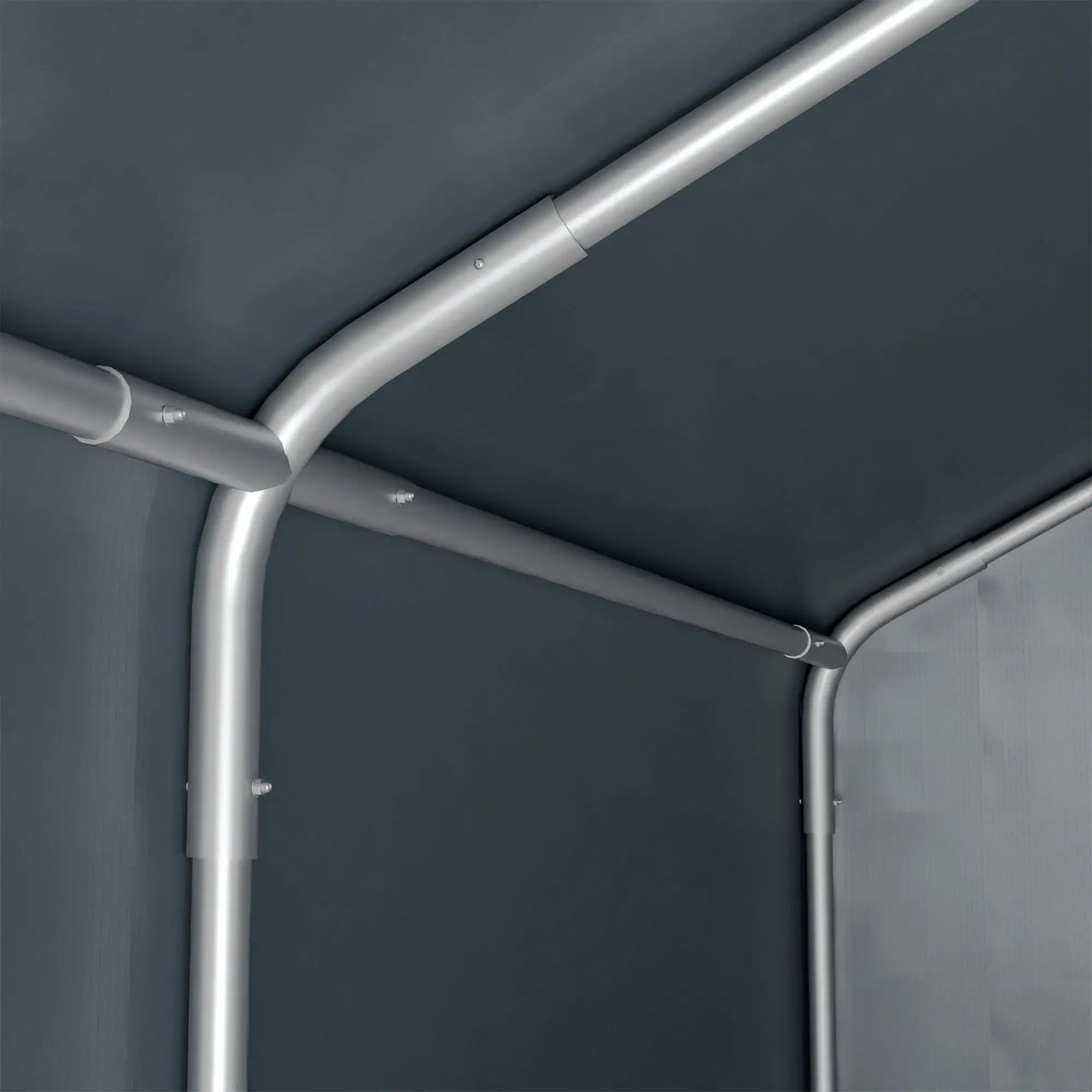 7'x5' Portable Outdoor Storage Shed, Dark Grey Sheds at Gallery Canada