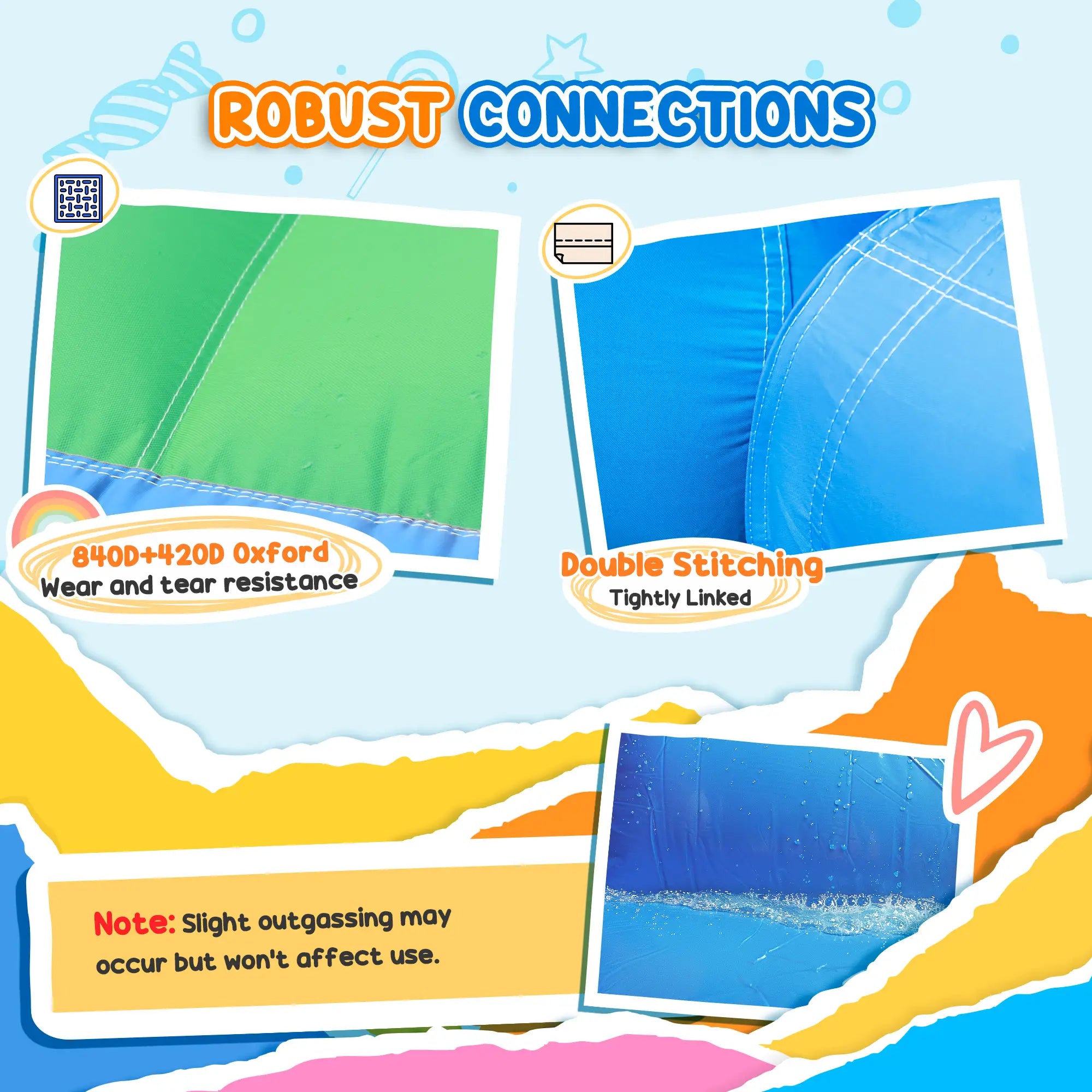 Inflatable Bounce House with Slide, Basketball, Ball Pit, 163
