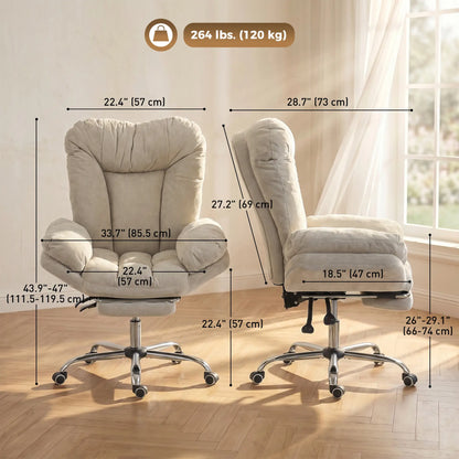 Criss Cross Chair with Wheels, Waterfall Armrests, Light Grey Task Chairs at Gallery Canada