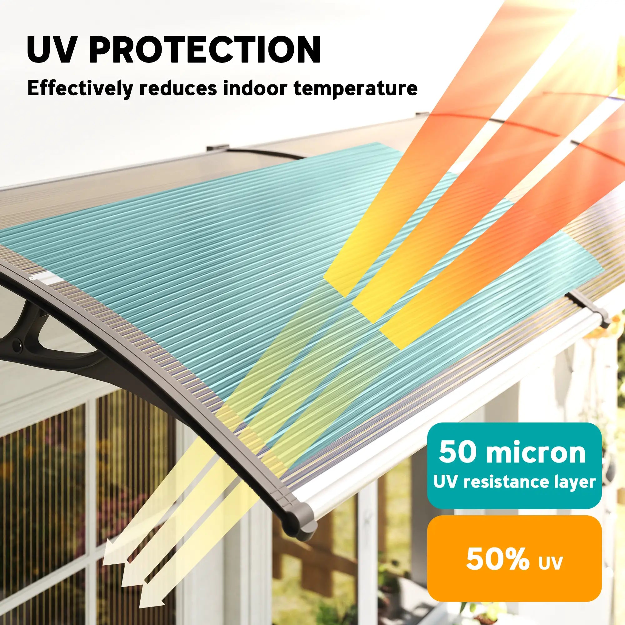 Awning Door Canopy, 119.3