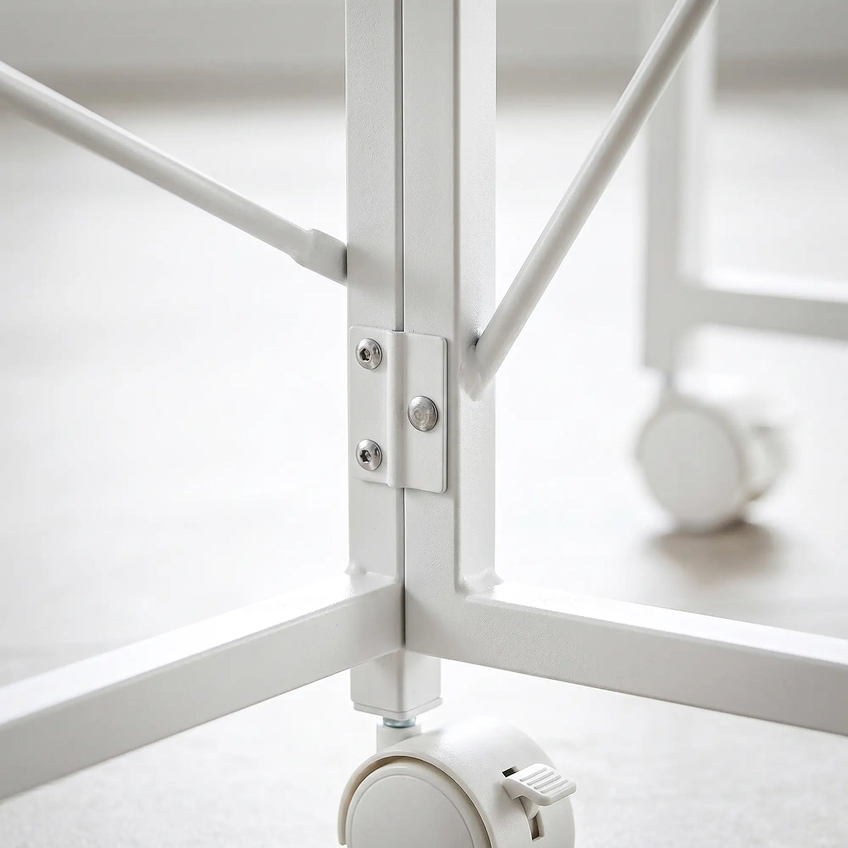 31.5" Folding Desk With Wheels, Home Office Desk, Natural Wood, Natural Wood Dumbbells & Barbells at Gallery Canada