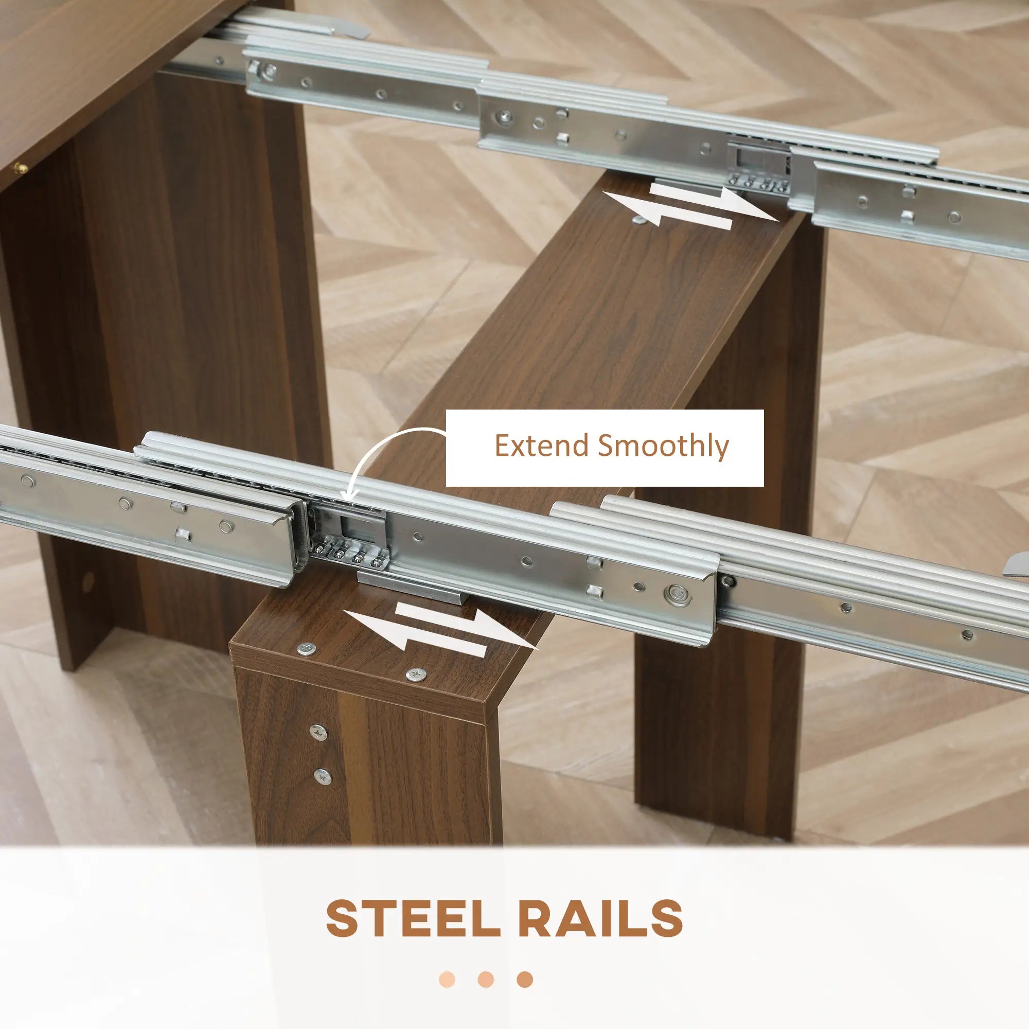 Foldable Dining Table, Extendable Kitchen Table, Seats 6 Bar Tables & Dining Tables at Gallery Canada