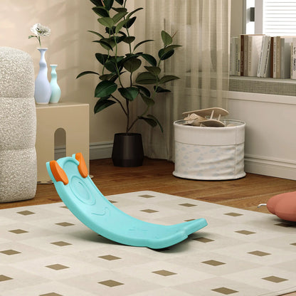 24.4" Kids Balance Board, Wobble Board Toddler Curved Rocker, Light Blue Kids Gym & Playmats at Gallery Canada