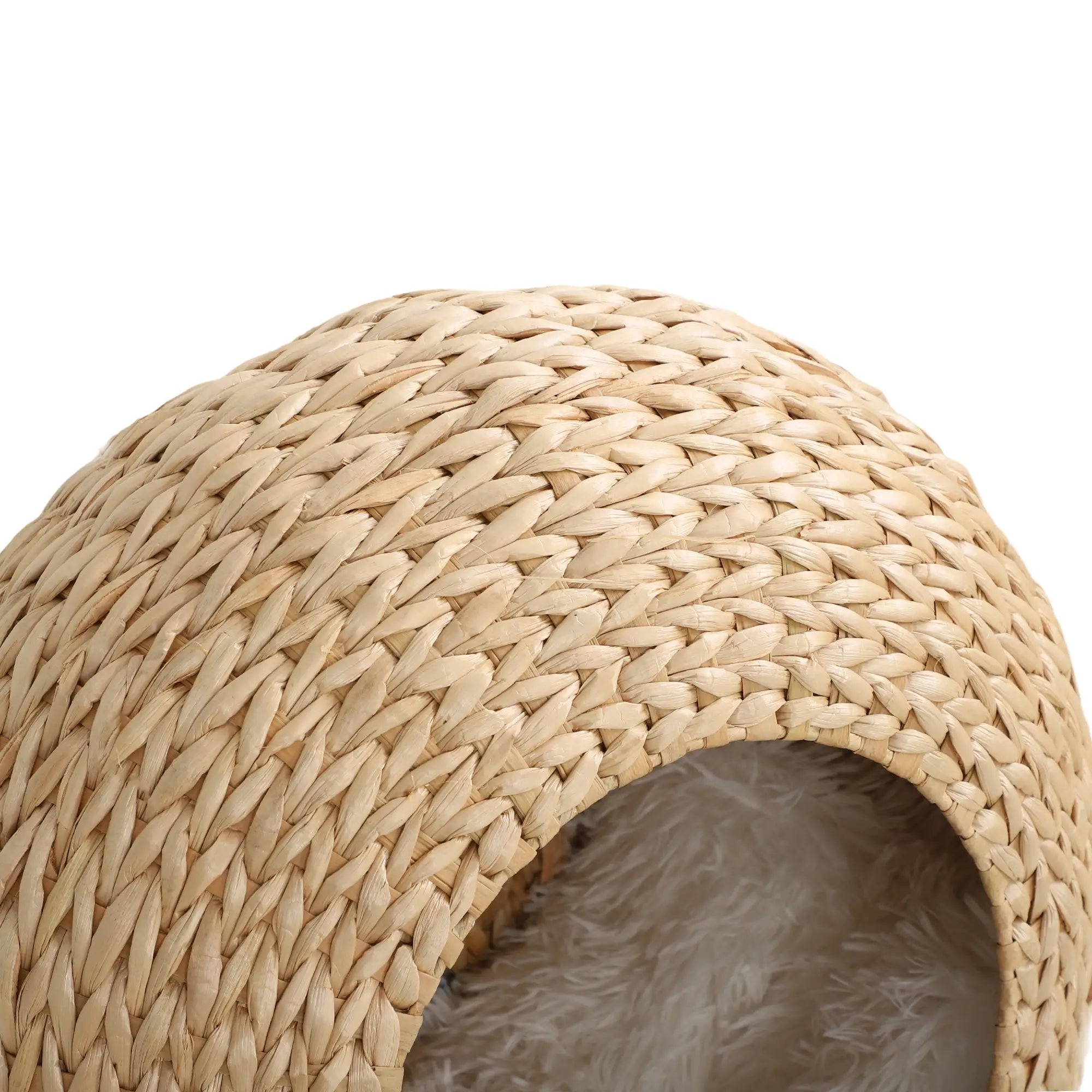 Cat Wall Shelf with Washable Cushion, Wall Mounted Cat Condo, Beige Cat Climbing Wall at Gallery Canada