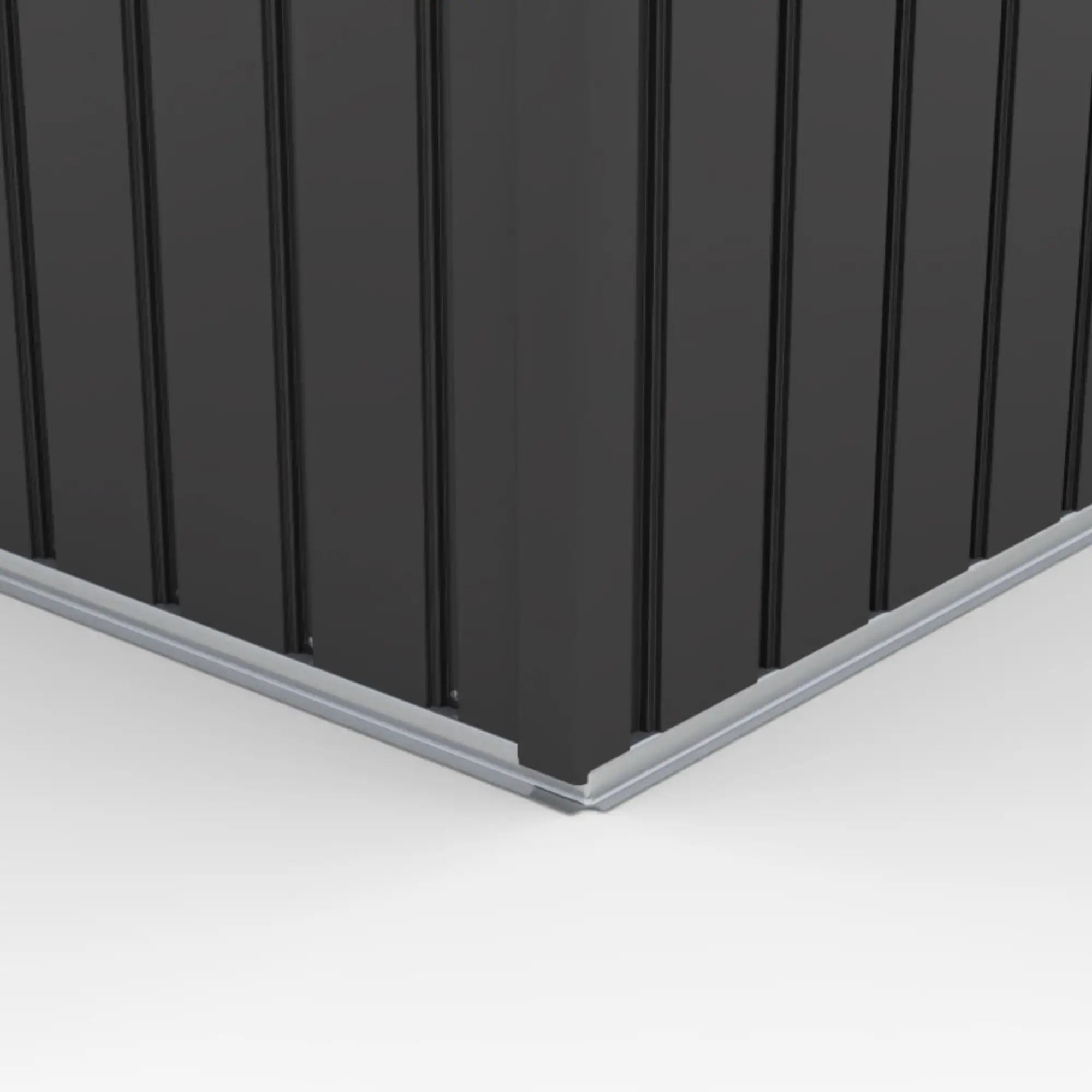 8 x 6 ft Metal Outdoor Storage Shed, Dark Grey Sheds at Gallery Canada