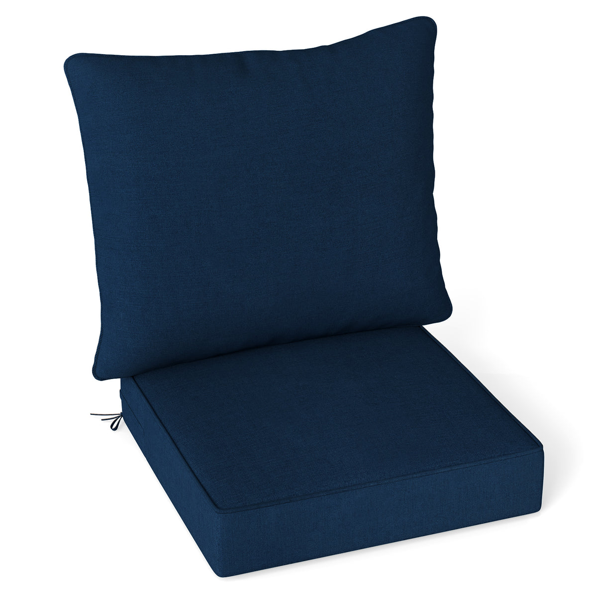 Deep Seat Chair Cushion Pads Set, With Rope Belts, Blue Outdoor Furniture Accessories at Gallery Canada