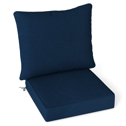 Deep Seat Chair Cushion Pads Set, With Rope Belts, Blue Outdoor Furniture Accessories at Gallery Canada