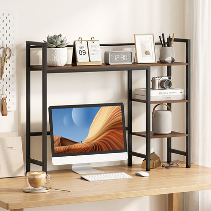 Étagère de rangement 38,5" L, brun rustique