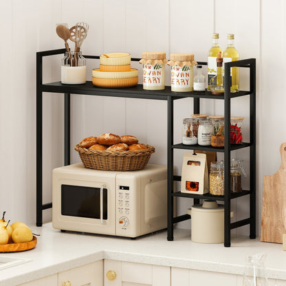 Desktop Bookshelf 38.5" W, Storage Rack, Black