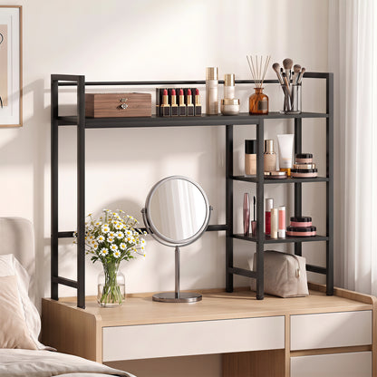 Desktop Bookshelf 38.5" W, Storage Rack, Black
