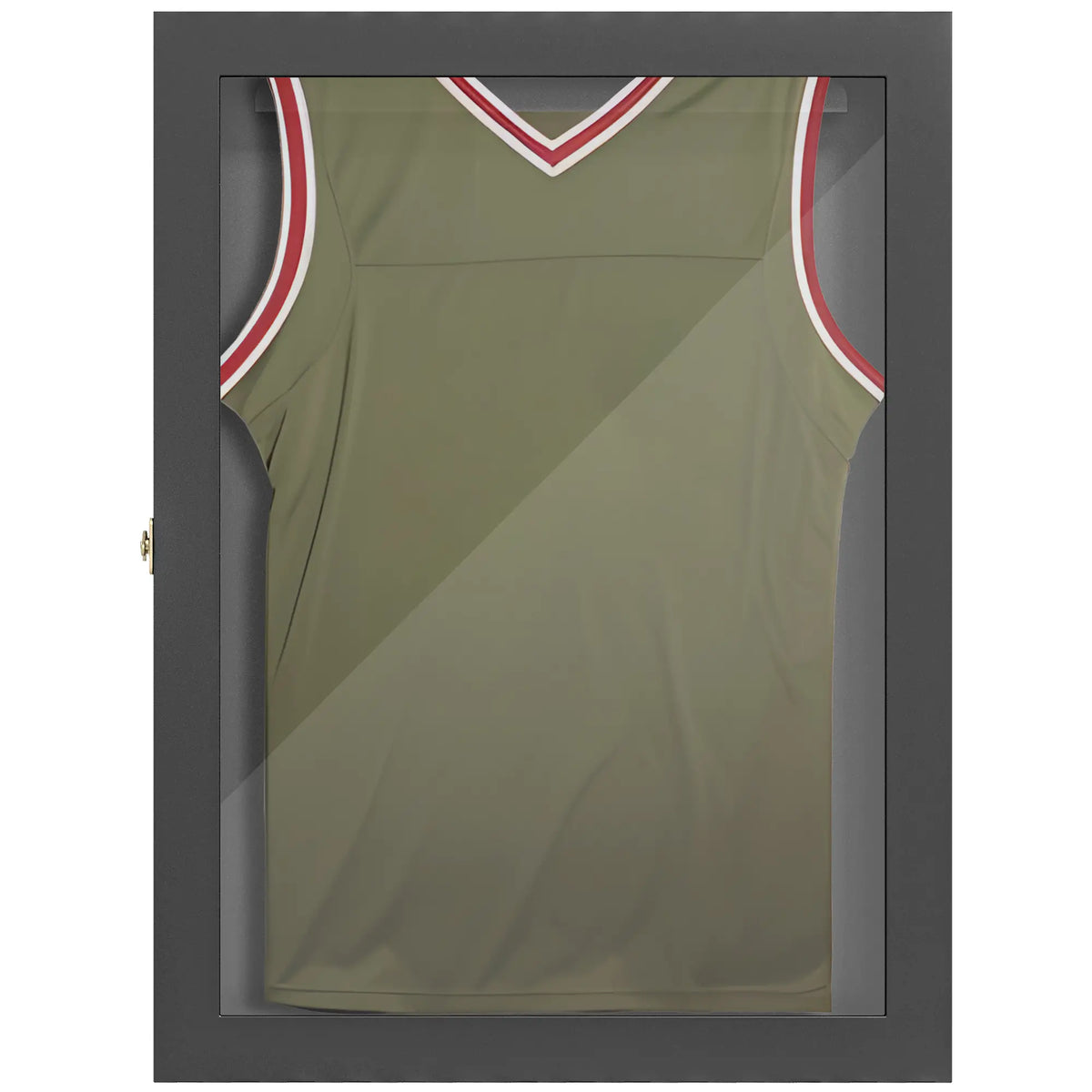 28" x 35" Hockey Jersey Frame, Basketball Football Baseball, Black Jersey Display Cases Black at Gallery Canada