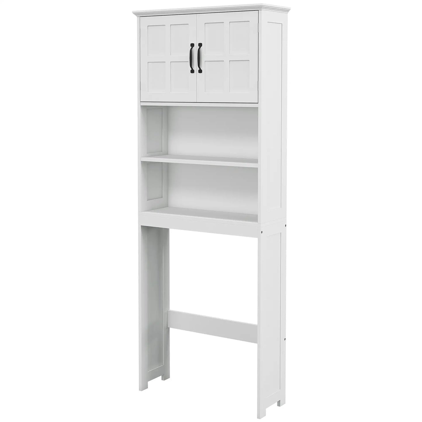 Over Toilet Storage, Bathroom Cabinet with Shelves, Double Door, White Over The Toilet Storage White at Gallery Canada