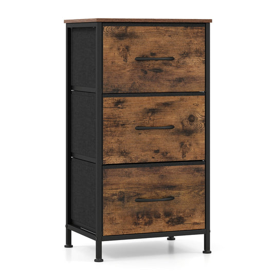 Fabric Dresser Nightstand, Brown Dressers & Chests Brown at Gallery Canada
